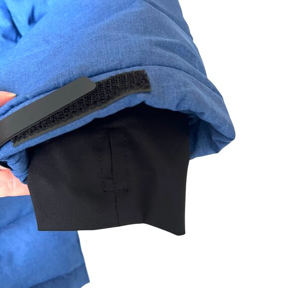 Down Fkow Blue Hooded Winter Ski Jacket 3XL (Fits Smaller) - Picture 10 of 13